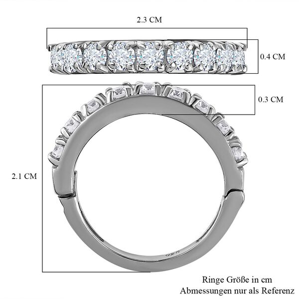 Moissanit Ring - 0,90 ct. image number 7