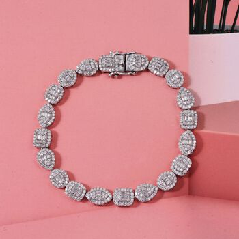 D'Joy Moissanit 19cm Armband - 3,73 ct.