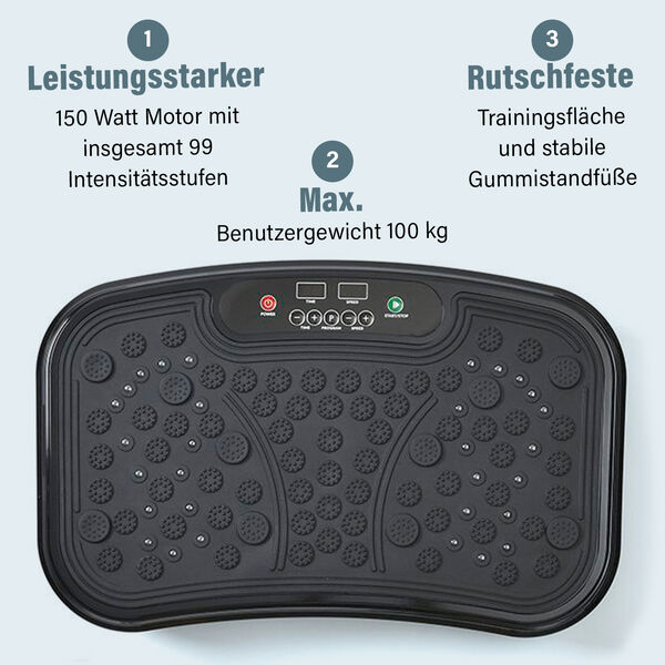 SOULSMART Vibrationsplatte Pro mit Fernbedienung, 150W image number 4