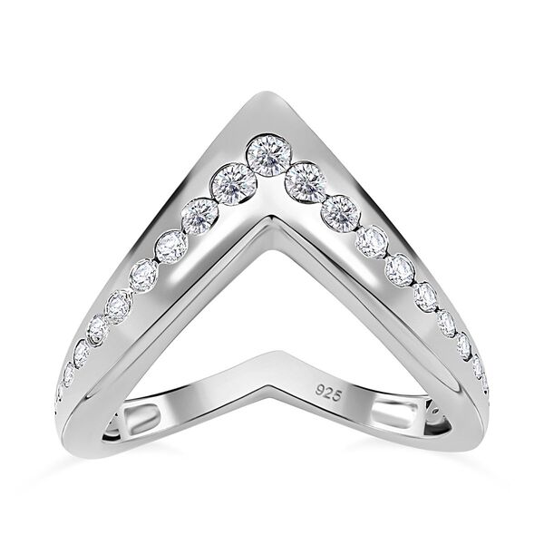 Moissanit Ring - 0,55 ct. image number 4