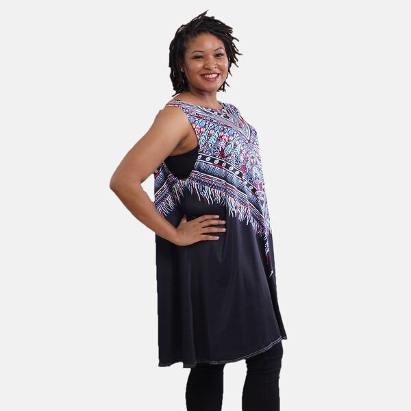 A-Linie Tunika, Indianermuster, S/M image number 3