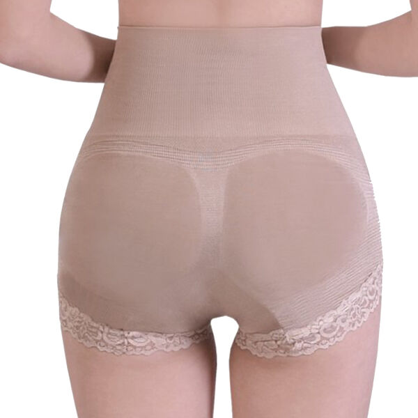 SANKOM Damen Haltungskorrektur Panty mit Spitze Shapewear, Gr&ouml;&szlig;e XXL, Pfirsich  image number 3