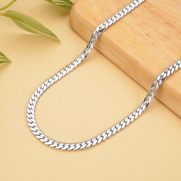 Panzerkette, ca. 45 cm, reiner Edelstahl ca. 25,50g image number 2