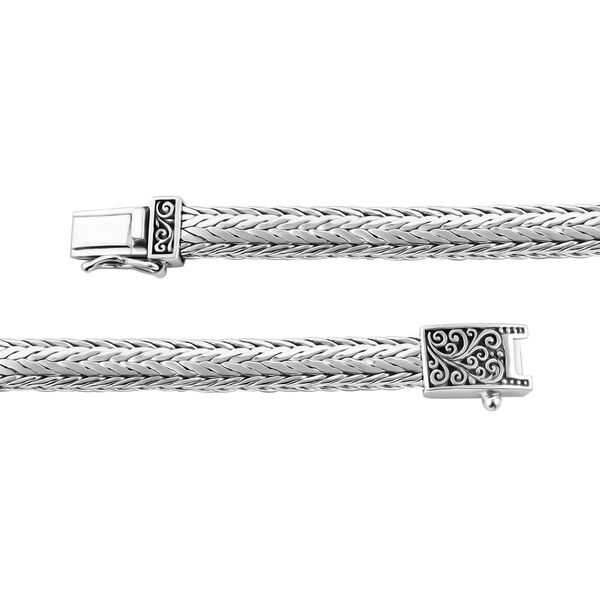 Royal Bali Kollektion - Tulang Naga Armband, 925 Silber, ca. 19 cm ca. 32,28g image number 4