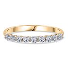 LUXURIANT DIAMOND - Lab Grown Diamant SI-GH SGL zertifiziert Ring 375 Gold (Größe 16.00) ca. 0.50 ct