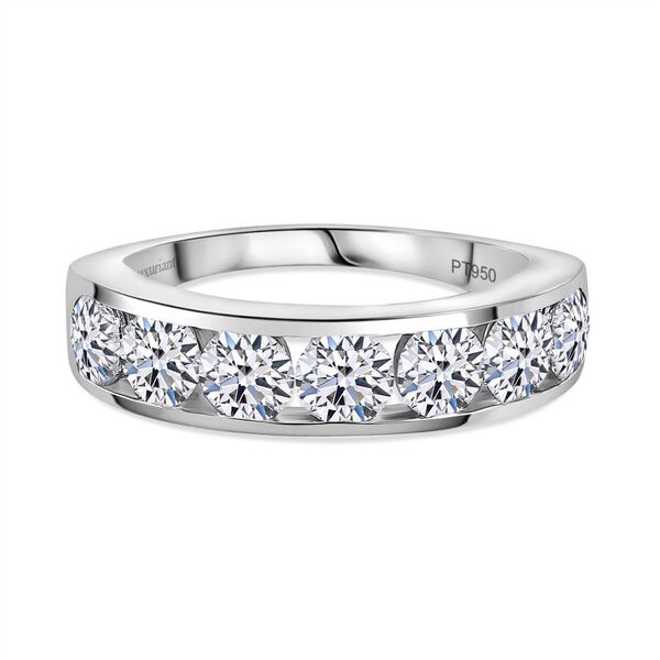 LUXURIANT SGL zertifizierter VS-EF Labor Diamant Ring in 950 Platin - 2 ct.