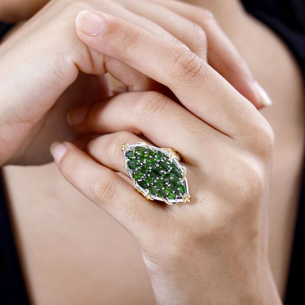 Nat&uuml;rlicher Chromdiopsid-Ring - 5,19 ct. image number 10