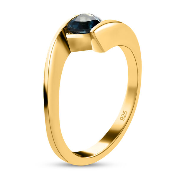 London Blau Topas Ring, ca. 0,58 ct image number 5