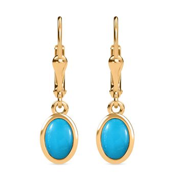 AA Sleeping Beauty T&uuml;rkis Ohrringe - 1,49 ct.