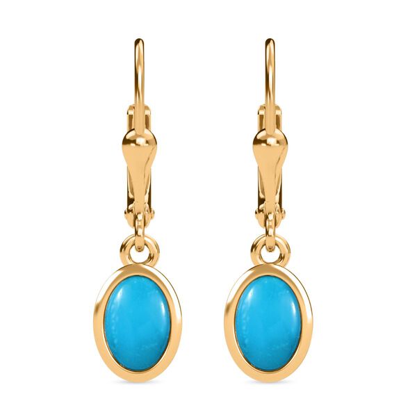 AA Sleeping Beauty T&uuml;rkis Ohrringe - 1,49 ct.