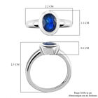 AA tansanischer, blauer Spinell-Ring, 925 Silber platiniert  ca. 1,51 ct image number 6