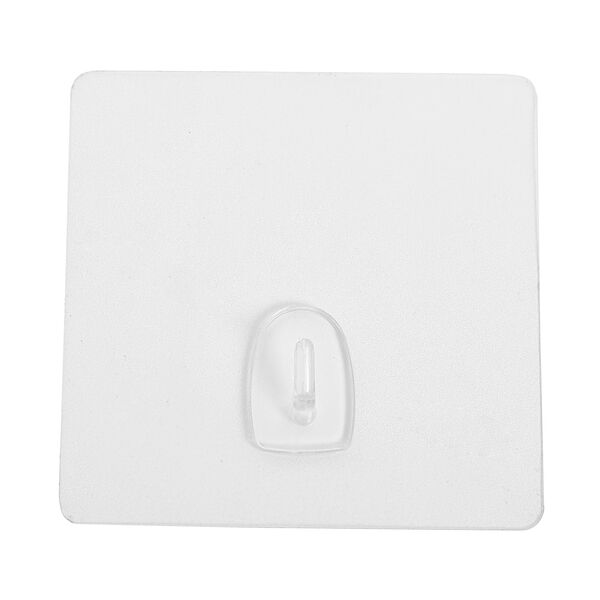 Zauberhaken aus Kunststoff, 1 Jumbo und 1 gro&szlig;, Transparent image number 1