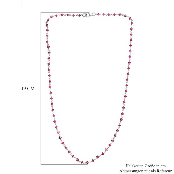 Blush afrikanische Rubin-Halskette image number 5