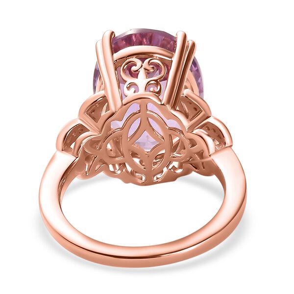Rose De France Amethyst und Zirkon-Ring - 9,21 ct. image number 6