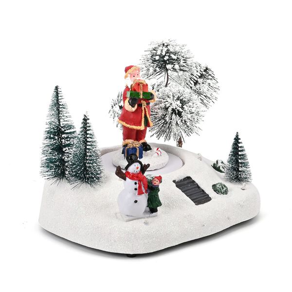 LED Musikbox Karussell mit Weihnachtsmann image number 7