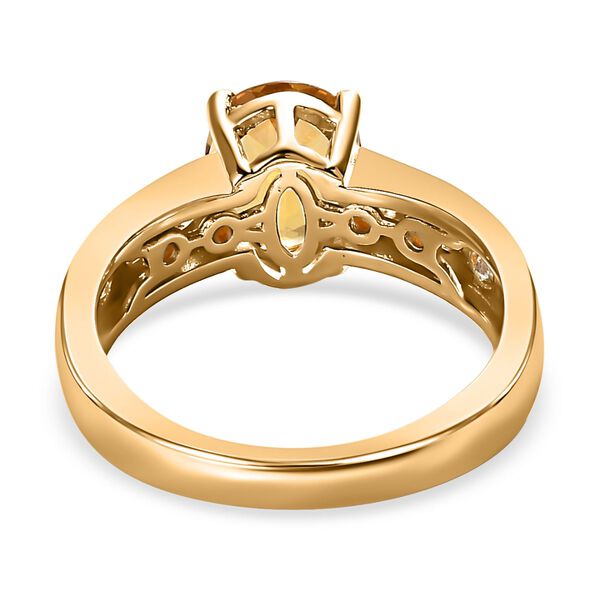 AA Premium brasilianischer Heliodor und Zirkon-Ring - 1,97 ct. image number 5