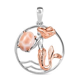 D’joy AA Anhänger 925 Silber Überlagerung aus Roségold und Platin ca. 1,16 ct.