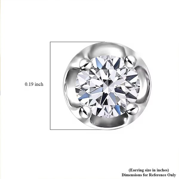 LUXURIANT I2 Labor Diamant Ohrringe, 925 Silber rhodiniert - 0,20 ct. image number 4