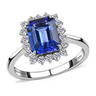 RHAPSODY AAAA Tansanit und Diamant-Ring, VS2 E-F, 950 Platin  ca. 3,04 ct image number 3