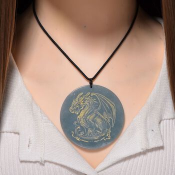 EXTREM SELTEN - Nat&uuml;rlicher Olmek Jadeit Kette, flexibel, ca. 180.00 ct