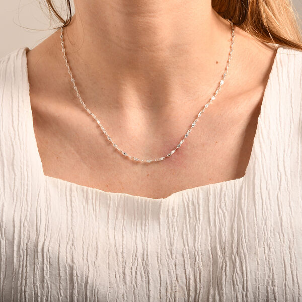 925 Silber Versilberung Kette ca. 45 cm ca. 3,10g image number 1