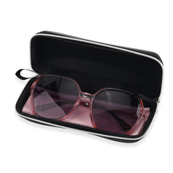 LA MAREY Sonnenbrille UV400 mit polarisierten Gl&auml;sern leichter Rahmen 14,5 x 15 cm Rosa image number 7