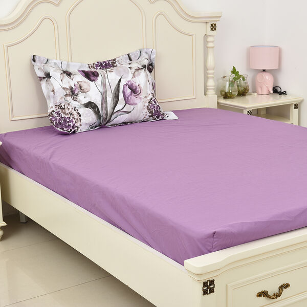 3er-Set Bettdecke mit Kissenbezug, Blumenmuster, Kingsize image number 2