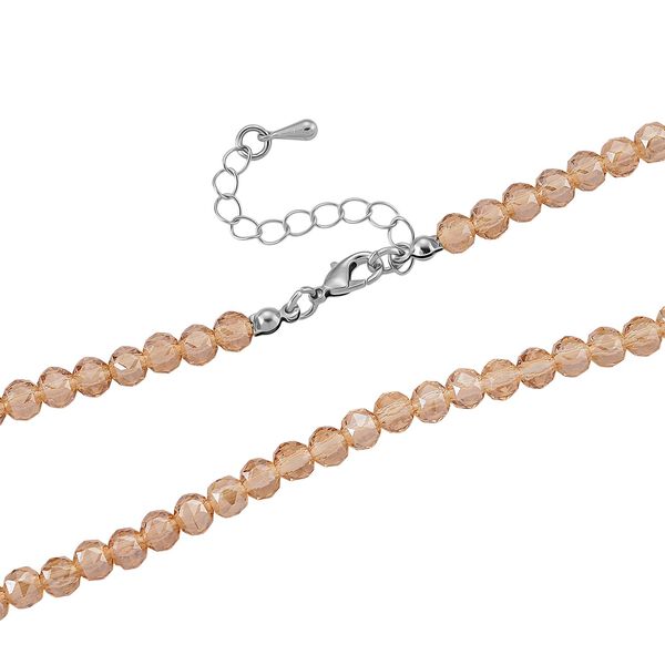 Oranger magischer Farb-Kristall Anh&auml;nger mit Kette ca. 60 cm + 5 cm Extender image number 5