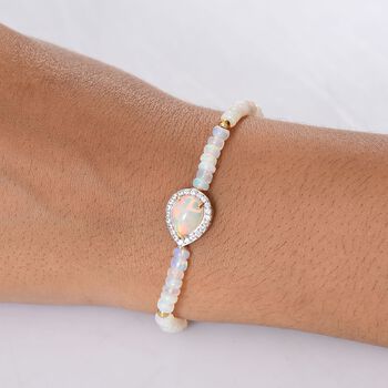 D'Joy AA nat&uuml;rliches, &auml;thiopisches Welo Opal 18cm Armband - 14,66 ct.