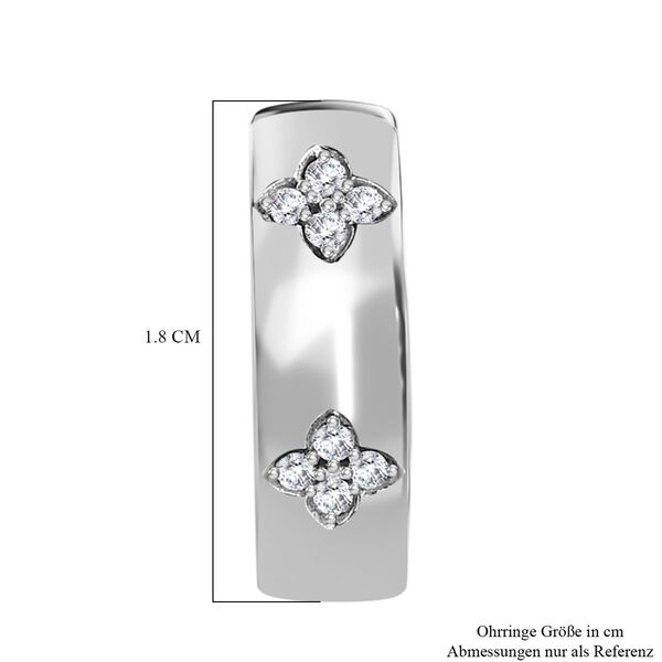 Moissanit Ohrringe - 0,21 ct. image number 5