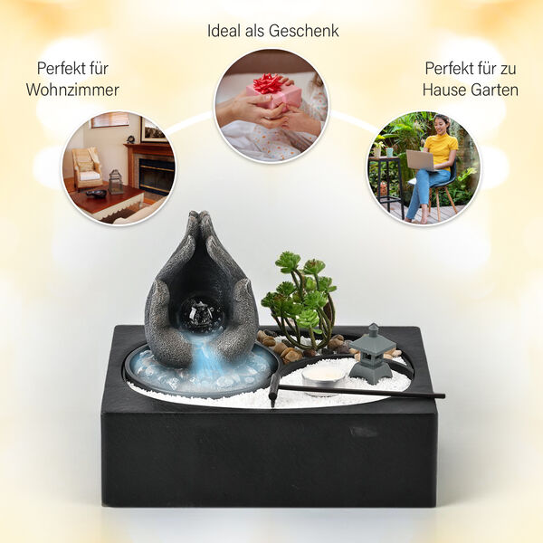 DIY Wasserbrunnen mit Hand, grau image number 4