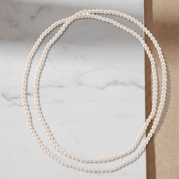 AAA Chinesische Akoya-Perle 91cm Halskette image number 1