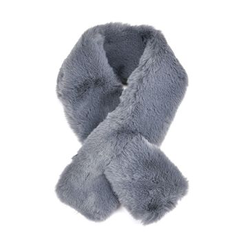 Kunstfell-Kreuzschal 11cm x 89cm