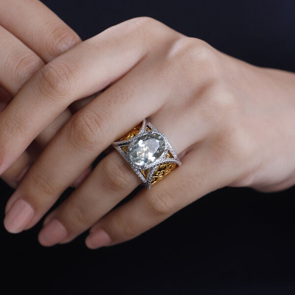 Prasiolith Ring - 5,51 ct. image number 3