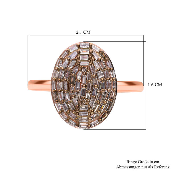 Natürlicher Champagner Diamant-Ring - 0,50 ct. image number 5