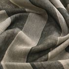 Seiden/Baumwolle Mix Schal, Streifenmuster, Größe 210x100 cm, Schwarz und Weiß image number 5
