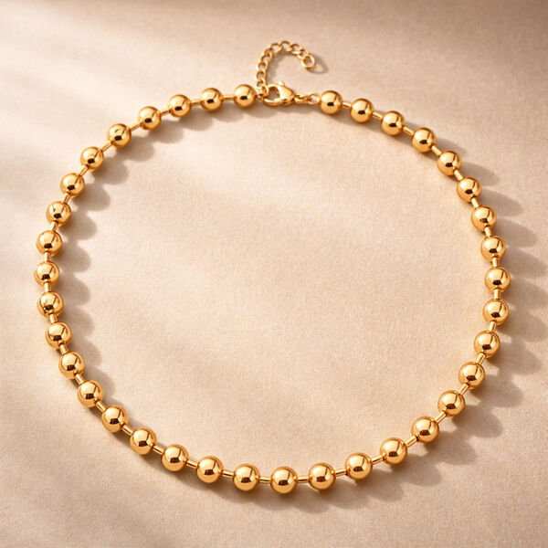 Nickelfreies Messing Halskette ca. 50 cm ca. 44,40g image number 2