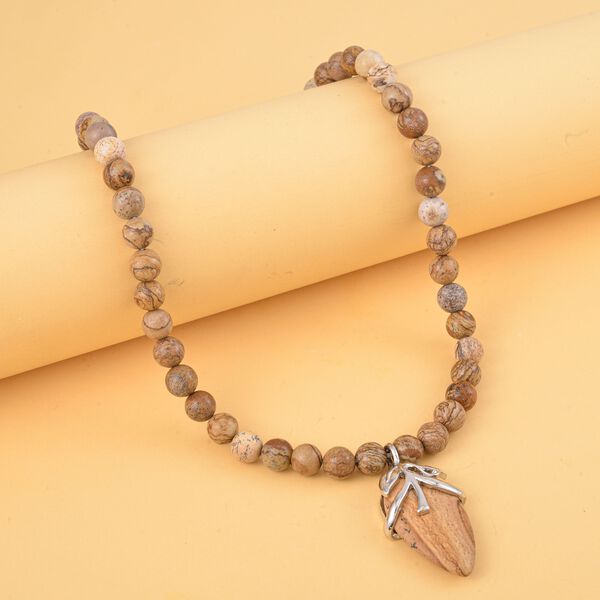 Bild Jasper Halskette ca. 45 cm, ca. 206.00 ct image number 2