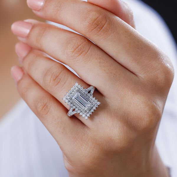 Moissanit Ring - 2,98 ct. image number 11