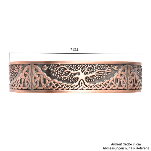 Schlichter Armreif ca. 17-18 cm in roséfarben image number 7