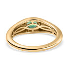 AA Äthiopischer Smaragd-Ring, 925 Silber Gelbgold Vermeil  ca. 0,33 ct image number 5
