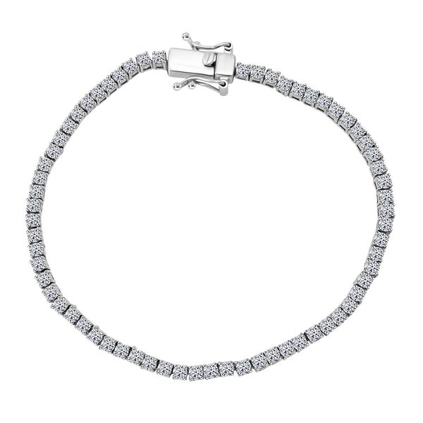 Lab Grown Diamant SI-GH Armband ca. 19 cm 925 Silber rhodiniert ca. 3,98 ct. image number 0