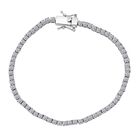 Lab Grown Diamant SI-GH Armband ca. 19 cm 925 Silber rhodiniert ca. 3,98 ct.