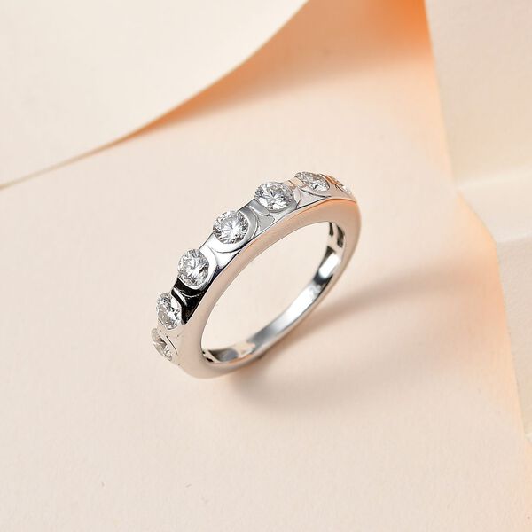 Moissanit Ring - 1,09 ct. image number 8
