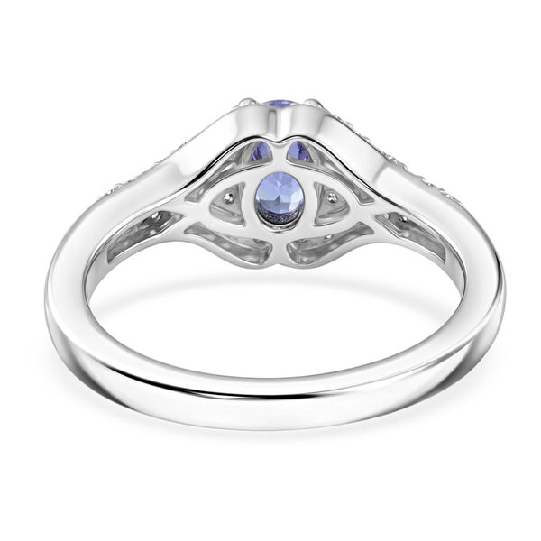 Tansanit und Zirkon Ring - 0,78 ct. image number 6