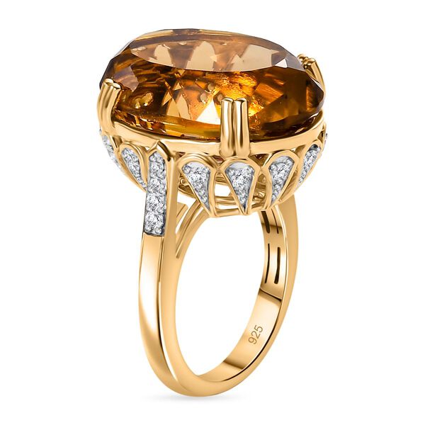 Afrikanischer Amethyst und Zirkon Ring - 20,97 ct. image number 5