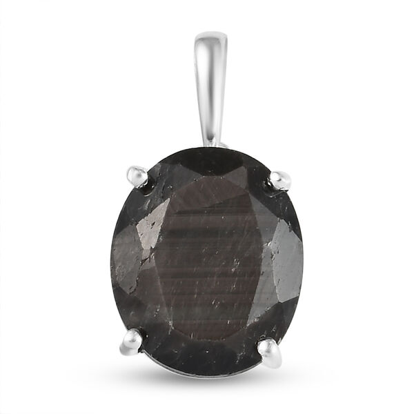 Silberner Saphir-Anh&auml;nger, 925 Silber ca. 6,46 ct