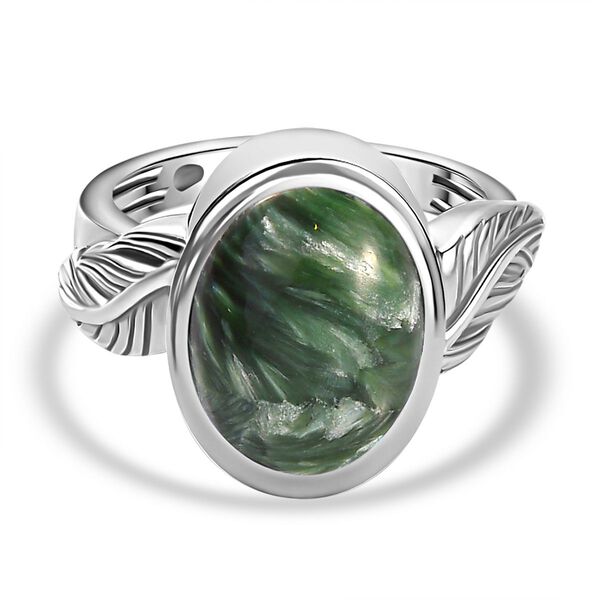 Sibirischer Seraphinite-Ring - 4,29 ct. image number 0