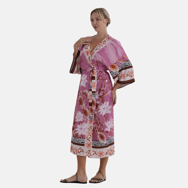   La Marey placement  print Brid  kimono image number 3