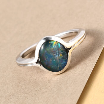 Boulder Opal Triplett-Ring - 1,23 ct.